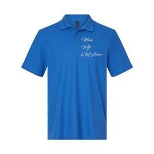 Mom Wife Chef Lover Gift Softstyle Adult Sport Polo