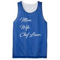 Mom Wife Chef Lover Gift Mesh Reversible Basketball Jersey Tank