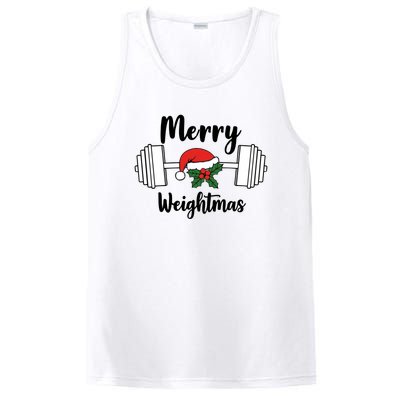 Merry Weightmas Christmas Workout Fun PosiCharge Competitor Tank