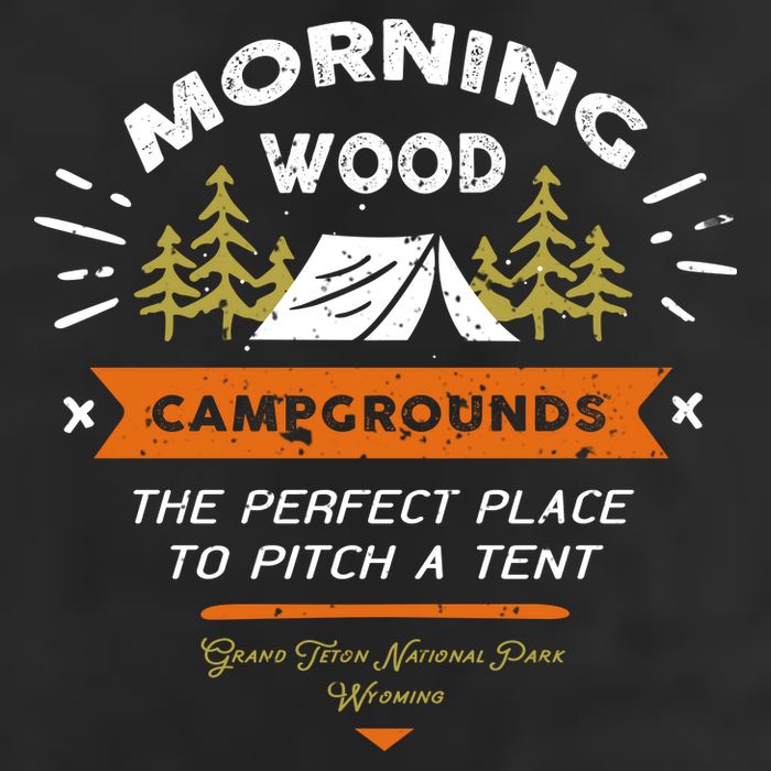 Morning Wood Campgrounds The Perfect Place To Pitch A Tent 11oz C Handle Ceramic Mug