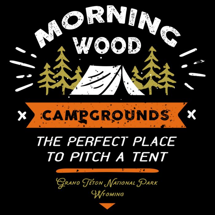 Morning Wood Campgrounds The Perfect Place To Pitch A Tent 16 in Basic Backpack