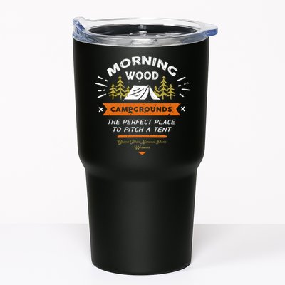 Morning Wood Campgrounds The Perfect Place To Pitch A Tent Tumbler