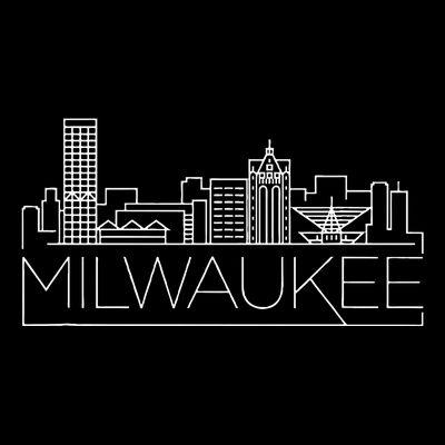 Milwaukee Wisconsin City Skyline T-Shirt