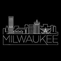 Milwaukee Wisconsin City Skyline Drawstring Bag