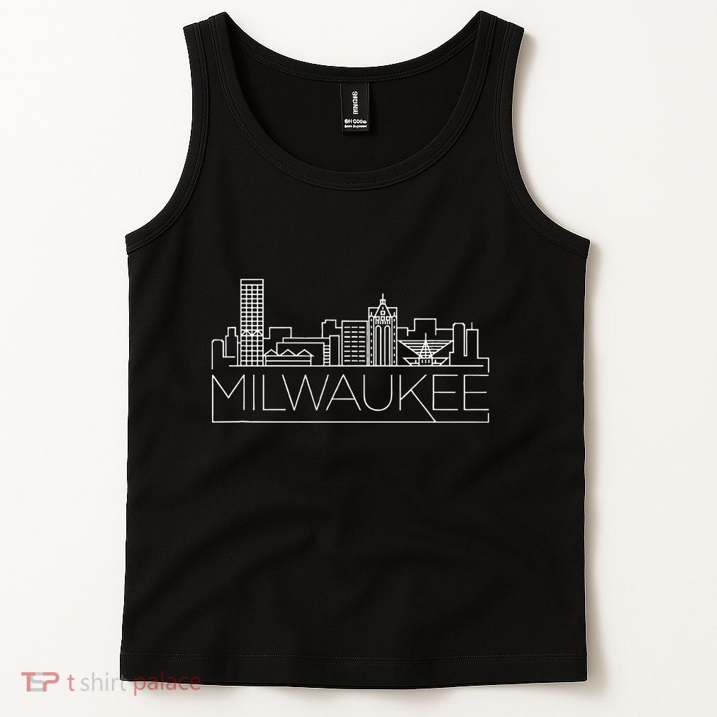 Milwaukee Wisconsin City Skyline Tank Top