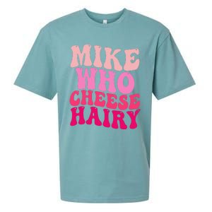 Mike Who Cheese Hairy Funny Meme Sarcastic Social Media Joke Sueded Cloud Jersey T-Shirt