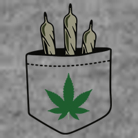Marijuana Weed Cannabis Leaf Joint Sustainable Beanie