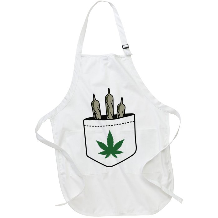 Marijuana Weed Cannabis Leaf Joint Apron