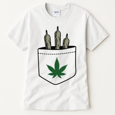Marijuana Weed Cannabis Leaf Joint Tall T-Shirt