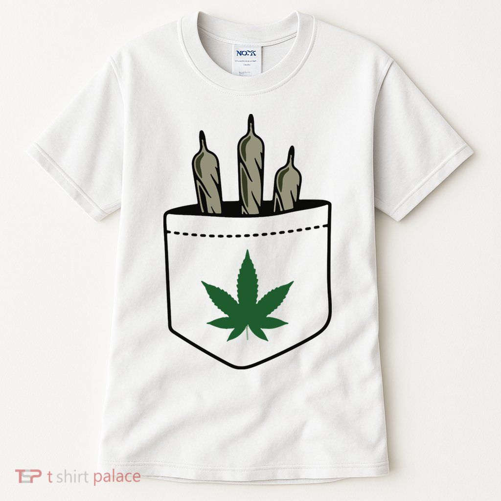 Marijuana Weed Cannabis Leaf Joint Tall T-Shirt
