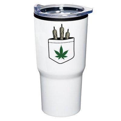 Marijuana Weed Cannabis Leaf Joint Tumbler