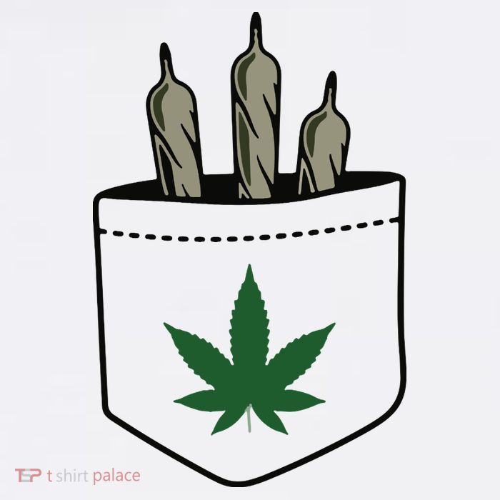 Marijuana Weed Cannabis Leaf Joint Baby Bodysuit