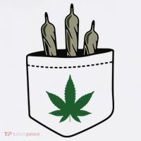 Marijuana Weed Cannabis Leaf Joint Visor