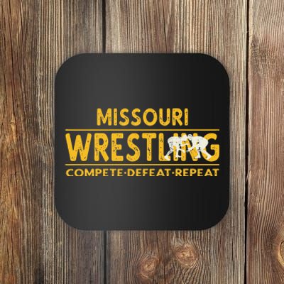 Missouri Wrestling Compete Defeat Repeat Coaster