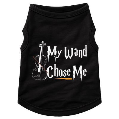 My Wand Chose Me Violin Player Violinist Classic Music Lover Doggie Tank