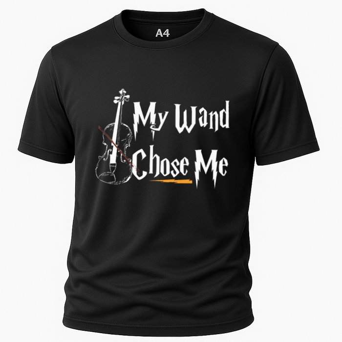 My Wand Chose Me Violin Player Violinist Classic Music Lover Performance Shirt