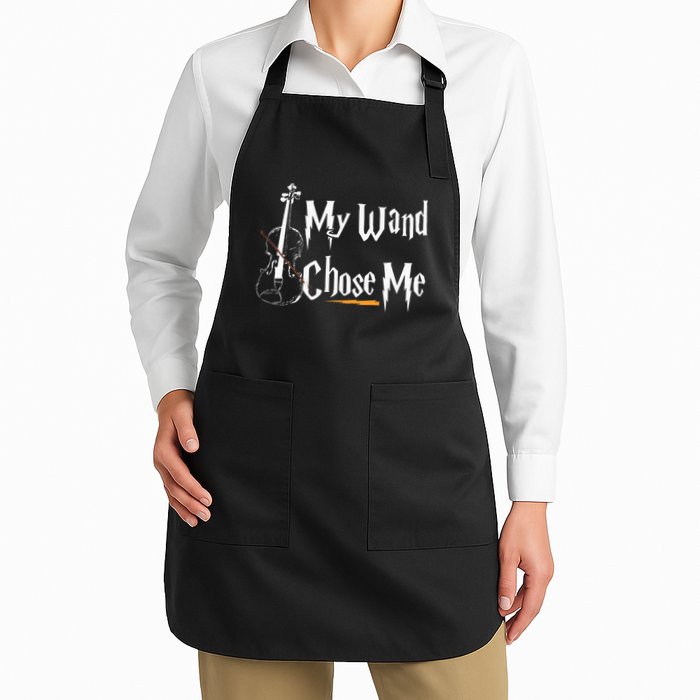 My Wand Chose Me Violin Player Violinist Classic Music Lover Apron