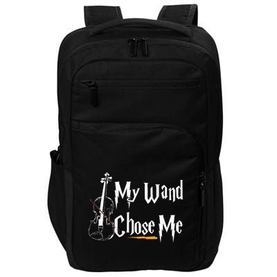 My Wand Chose Me Violin Player Violinist Classic Music Lover Impact Tech Backpack