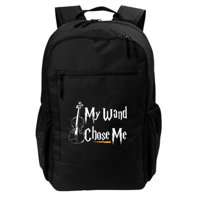 My Wand Chose Me Violin Player Violinist Classic Music Lover Daily Commute Backpack
