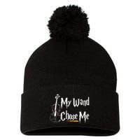 My Wand Chose Me Violin Player Violinist Classic Music Lover Pom Pom 12in Knit Beanie