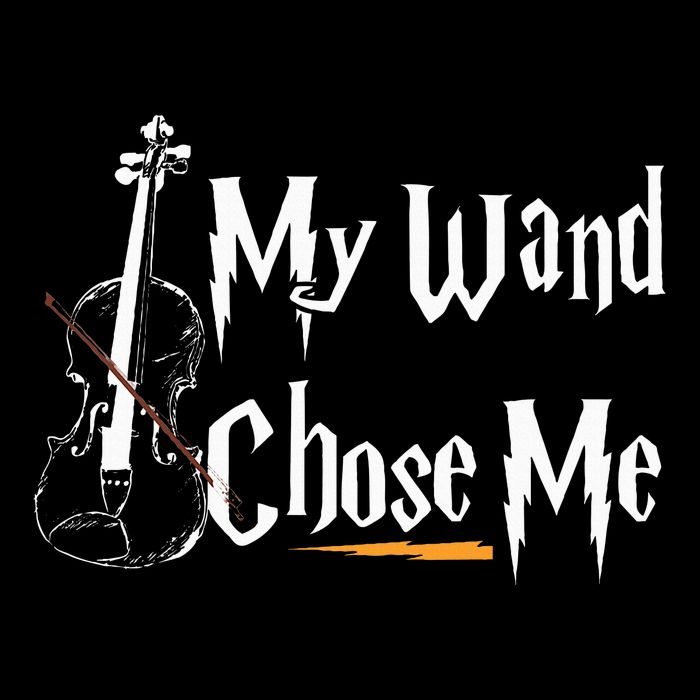 My Wand Chose Me Violin Player Violinist Classic Music Lover Baby Bodysuit