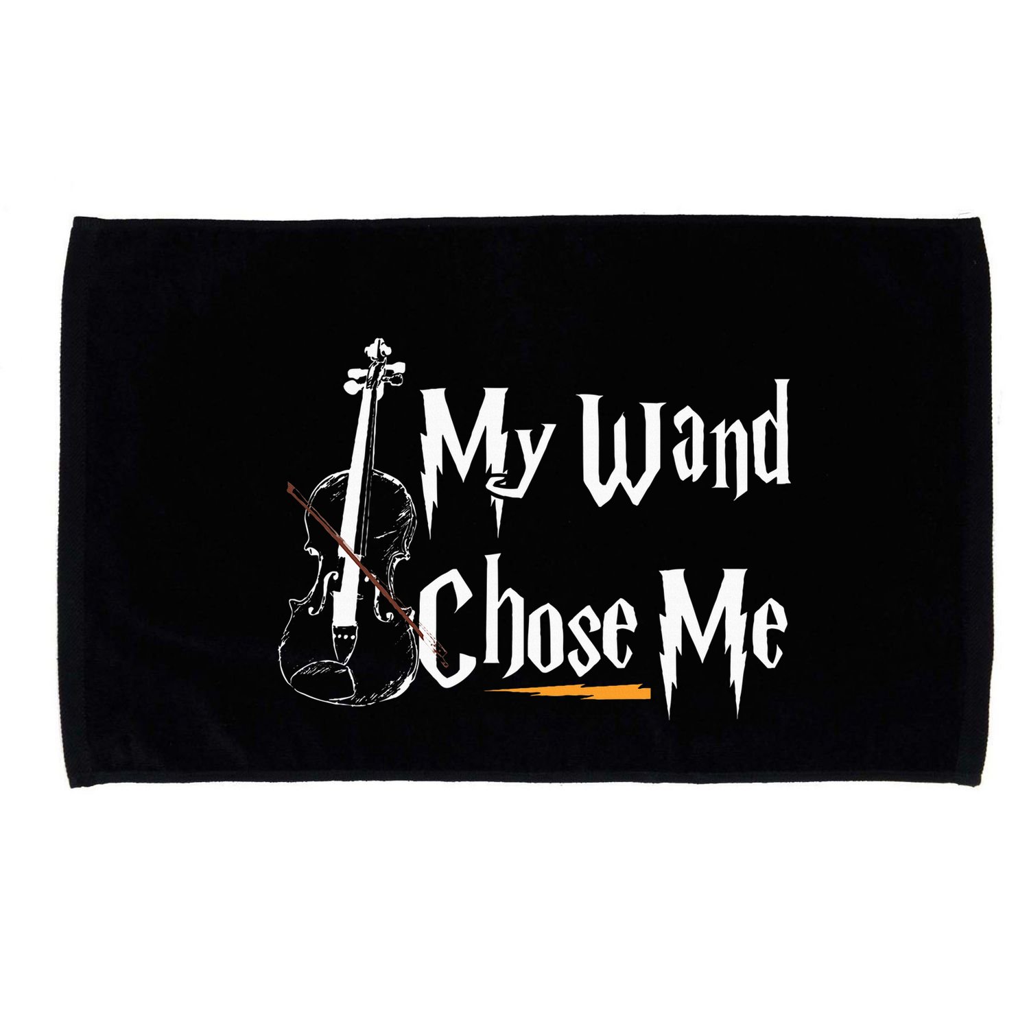 My Wand Chose Me Violin Player Violinist Classic Music Lover Microfiber Hand Towel