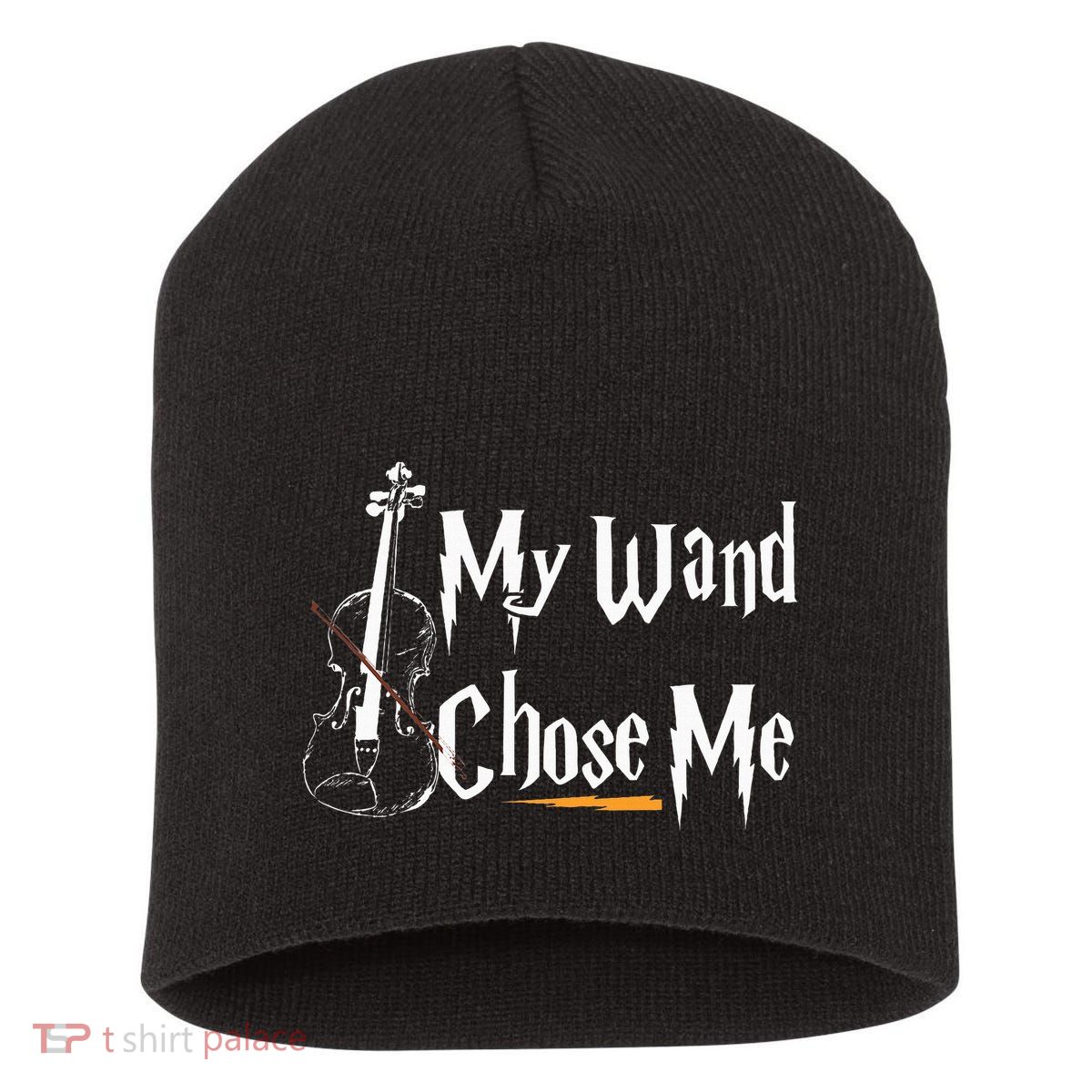 My Wand Chose Me Violin Player Violinist Classic Music Lover Short Acrylic Beanie