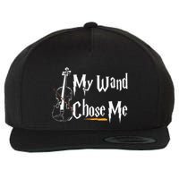 My Wand Chose Me Violin Player Violinist Classic Music Lover Wool Snapback Cap