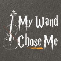 My Wand Chose Me Violin Player Violinist Classic Music Lover Cotton Canvas Backpack