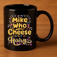 Mike Who Cheese Hairy Funny Meme 11oz C Handle Ceramic Mug