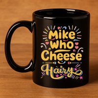 Mike Who Cheese Hairy Funny Meme 11oz C Handle Ceramic Mug