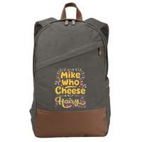 Mike Who Cheese Hairy Funny Meme Cotton Canvas Backpack