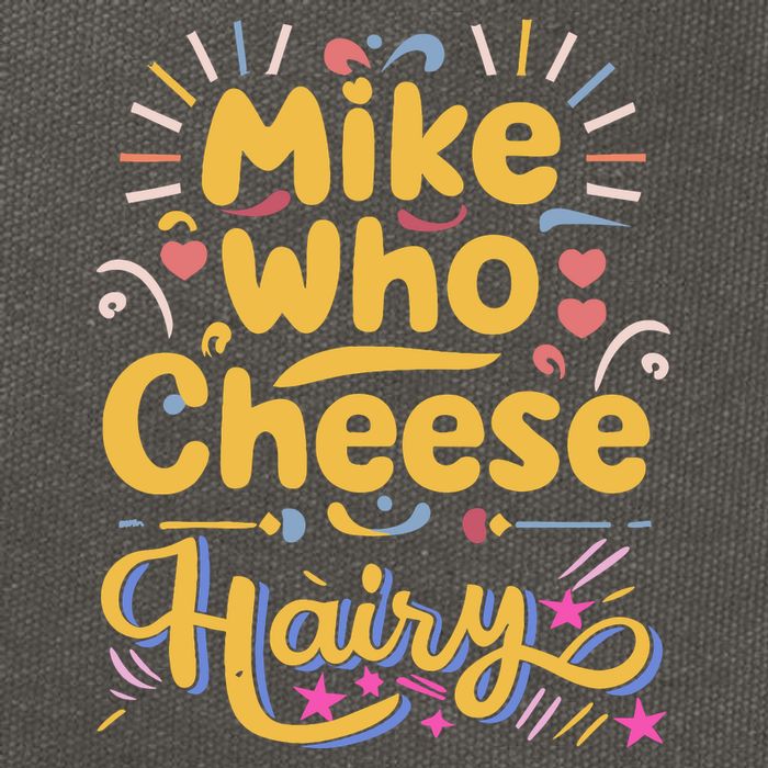 Mike Who Cheese Hairy Funny Meme Cotton Canvas Backpack