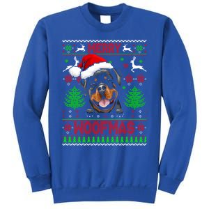 Merry Woofmas Christmas Santa Rottweiler Sweater Gift Sweatshirt