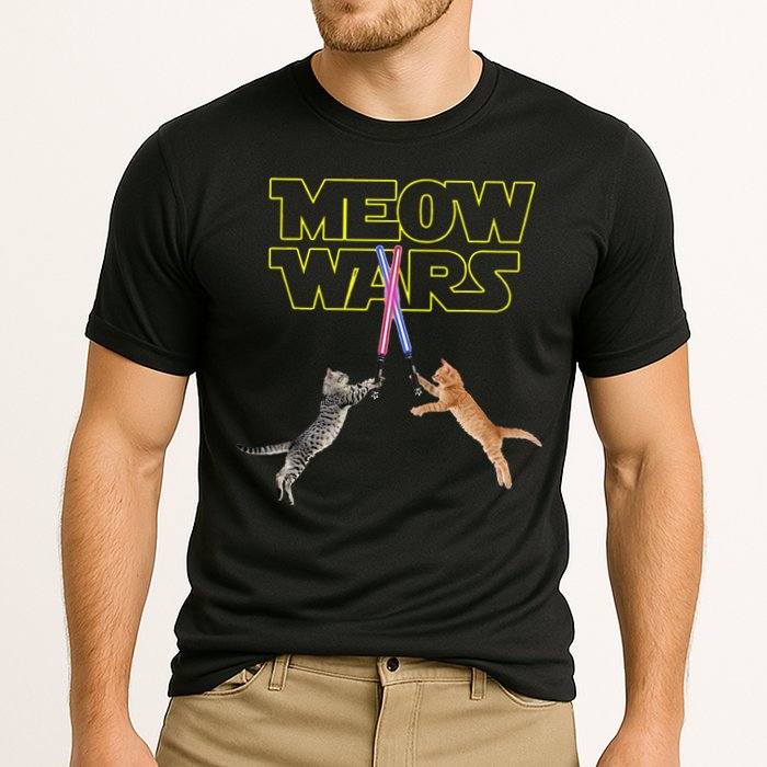 Meow Wars Cat Funny Gifts For Cats Lovers s Cooling Performance Crew T-Shirt