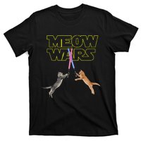 Meow Wars Cat Funny Gifts For Cats Lovers s T-Shirt