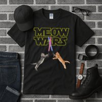 Meow Wars Cat Funny Gifts For Cats Lovers s Tall T-Shirt