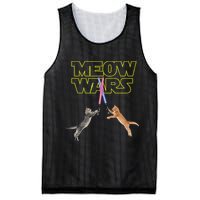 Meow Wars Cat Funny Gifts For Cats Lovers s Mesh Reversible Basketball Jersey Tank