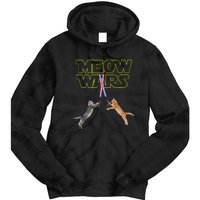 Meow Wars Cat Funny Gifts For Cats Lovers s Tie Dye Hoodie