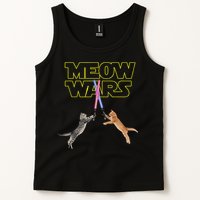 Meow Wars Cat Funny Gifts For Cats Lovers s Tank Top