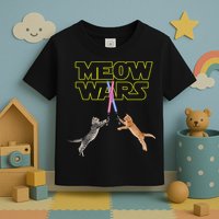 Meow Wars Cat Funny Gifts For Cats Lovers s Toddler T-Shirt