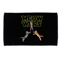 Meow Wars Cat Funny Gifts For Cats Lovers s Microfiber Hand Towel