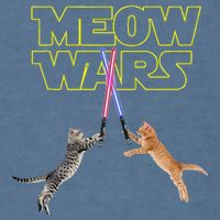 Meow Wars Cat Funny Gifts For Cats Lovers s Garment-Dyed Sweatshirt