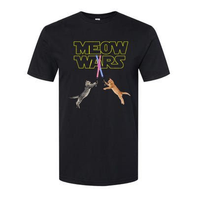 Meow Wars Cat Funny Gifts For Cats Lovers s Softstyle CVC T-Shirt