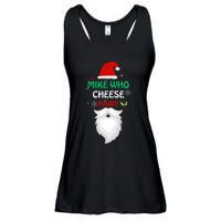 Mike Who Chesse Hairy Funny Santa Jokes Christmas Ladies Essential Flowy Tank