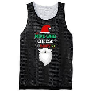 Mike Who Chesse Hairy Funny Santa Jokes Christmas Mesh Reversible Basketball Jersey Tank