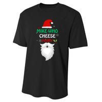 Mike Who Chesse Hairy Funny Santa Jokes Christmas Performance Sprint T-Shirt