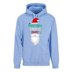 Mike Who Chesse Hairy Funny Santa Jokes Christmas Unisex Surf Hoodie