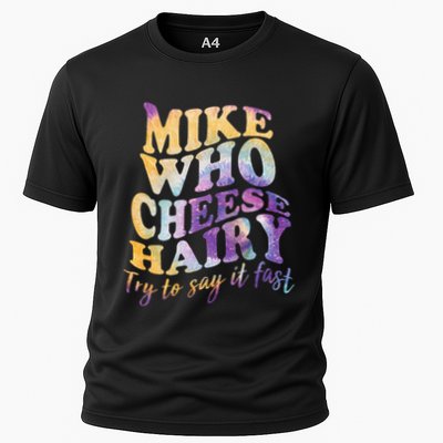 Mike who cheese hairy funny memeadultsocial media joke Performance Shirt