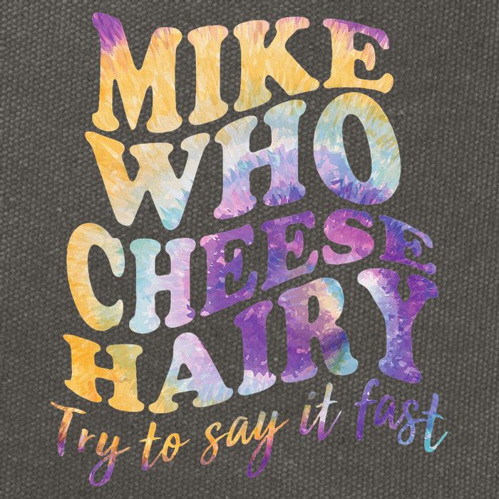 Mike who cheese hairy funny memeadultsocial media joke Cotton Canvas Backpack
